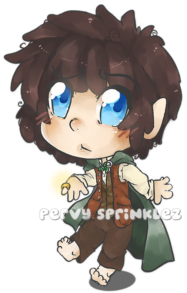 Mini Frodo By Sugar-sprinklez - Cartoon (1024x1024)