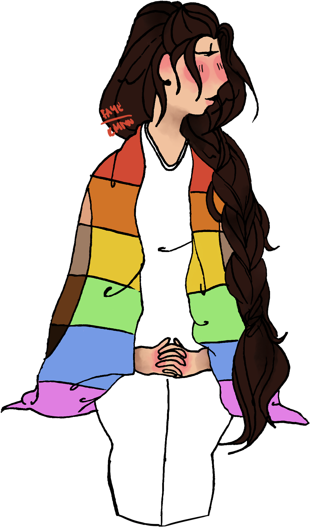 Faye Art Gay Gay Pride Lesbian Lesbian Pride Pride - Girl (1267x1920)