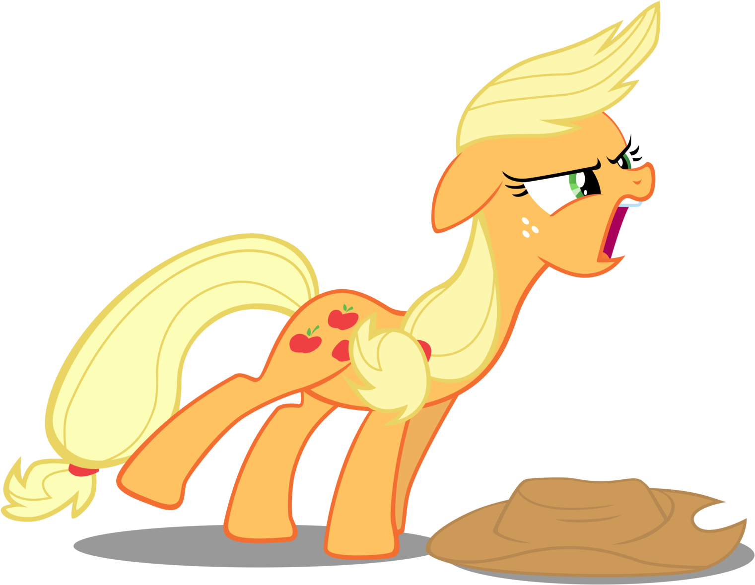 Screaming And Yelling By Caliazian - Mlp Applejack Mad (1600x1200)