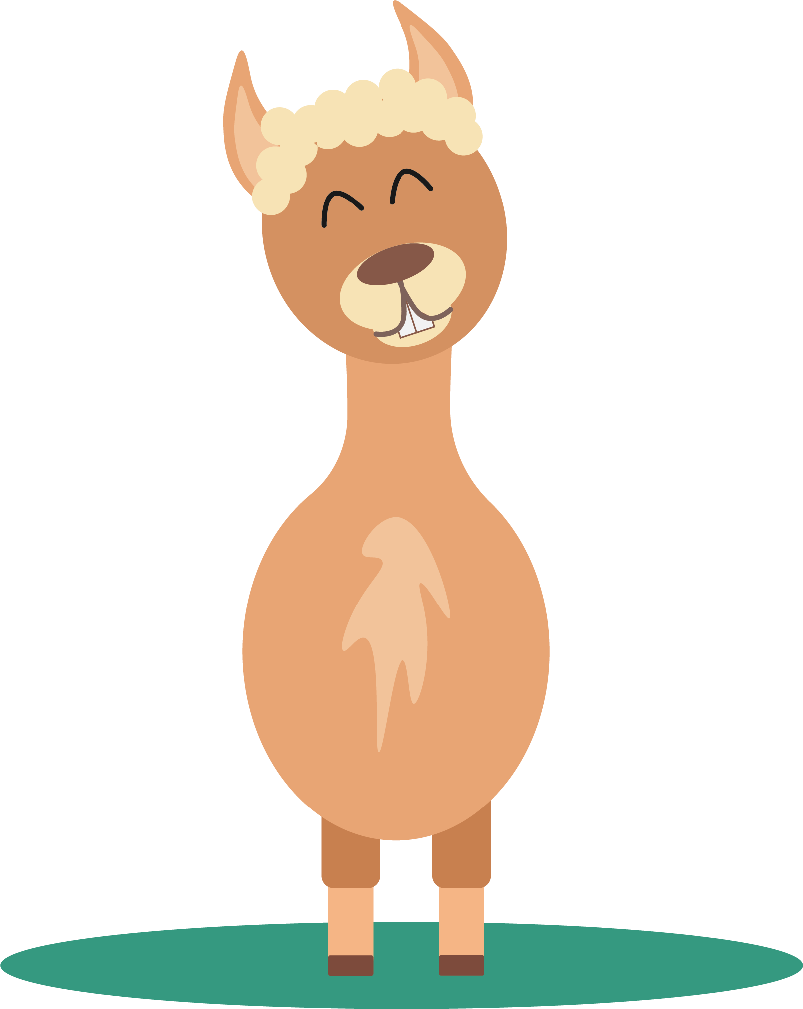 Hey There, I'm Lotty The Llama - Farm (2084x2084)
