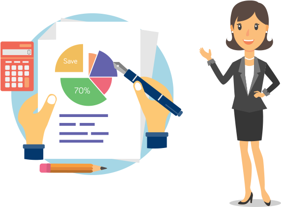 Home / Accounting / Accounting In Sydney - Accountant Female Clip Art Png (600x462)