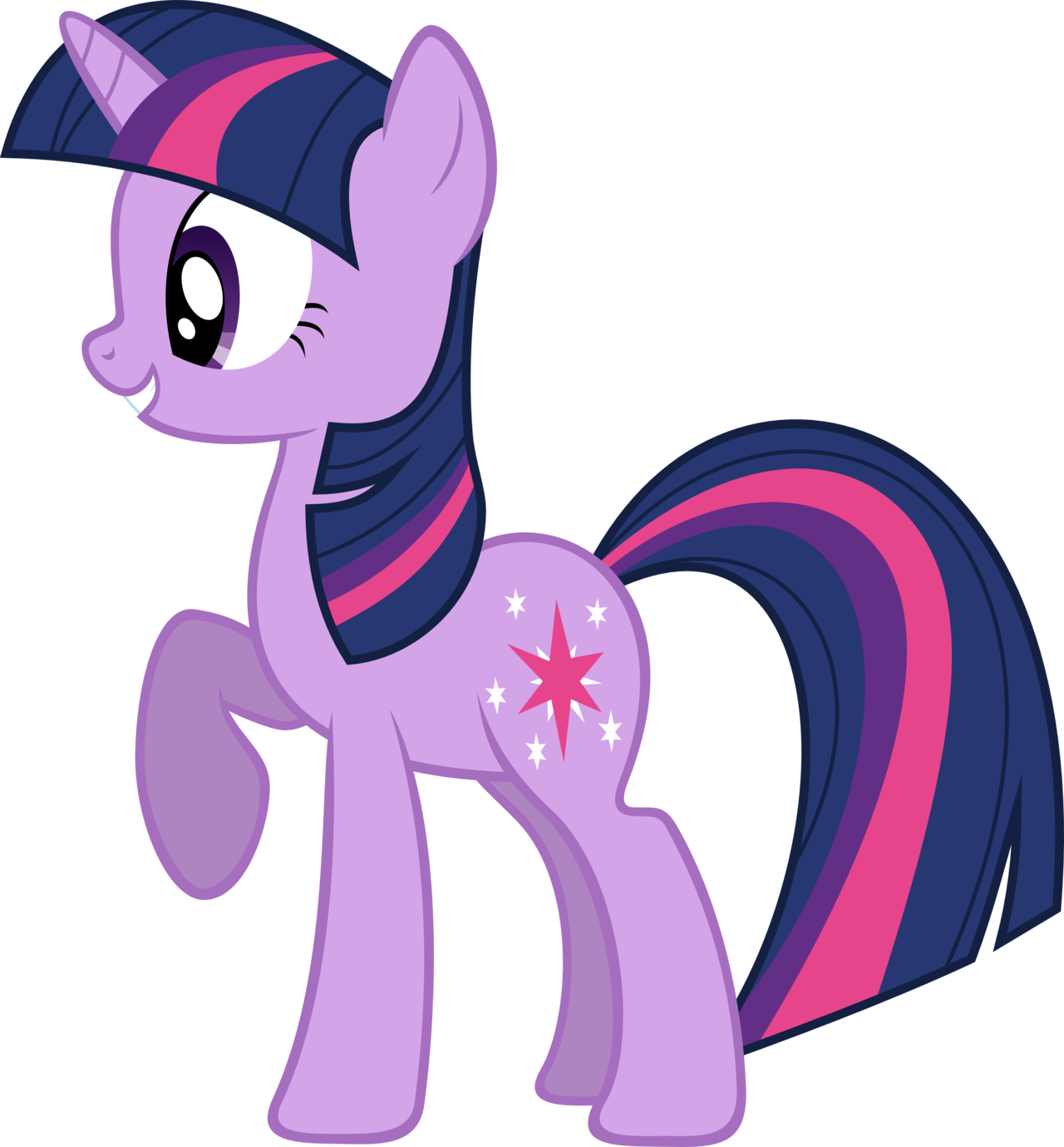 Twilight Sparkle Is Ready For Action By - Little Pony Friendship Is Magic (1280x1379)