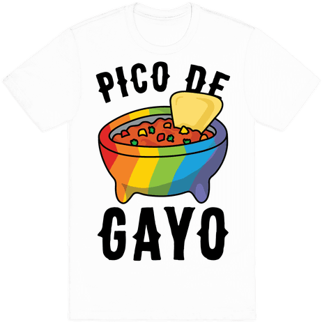 Show Off Your Pride With This Lgbt Inspired, Pico De - Pico De Gallo Shirt (484x484)