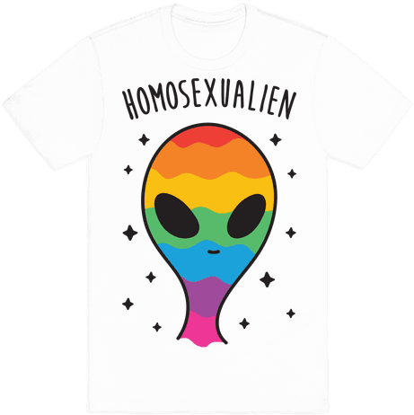 Share Your Homosexuality And Gay Pride With This Alien - Gay Alien Pride (484x484)