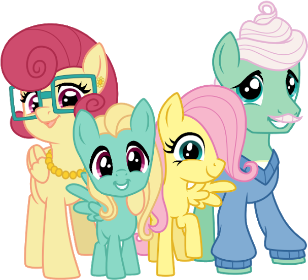 She Kept On Looking Through The Closet Until She Heard - Zephyr Breeze And Fluttershy (640x597)