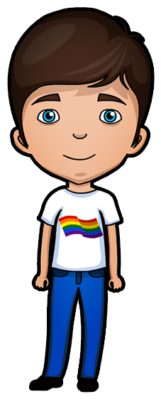 Gay Pride Emoji Stickers Messages Sticker-6 - Illustration (618x618)