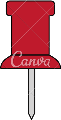 School Push Pin Thumbtack Icon - Drawing Pin (550x550)