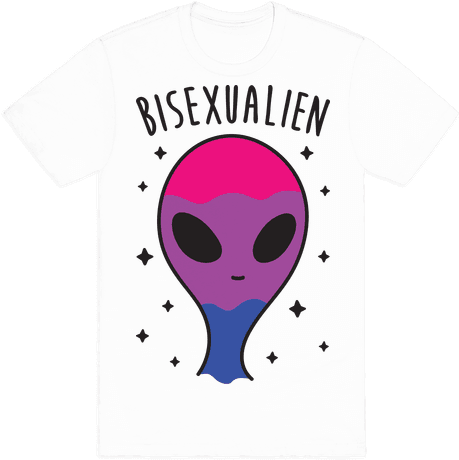 Show Off Your Bisexual Pride With This Alien Pun Design - Pansexual Alien (484x484)