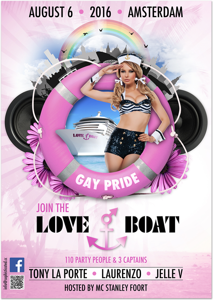 Gay Pride 2016 Poster - Flyer (1920x1080)