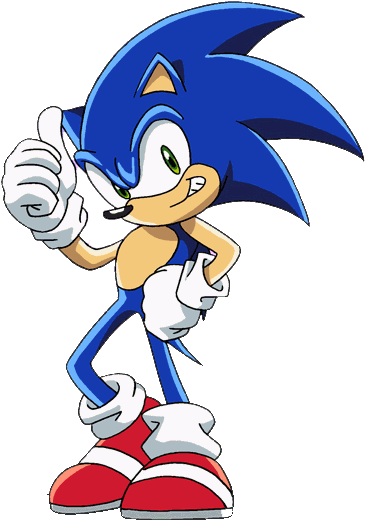 Sonic Transparent - Sonic Battle Sonic Png (386x547)