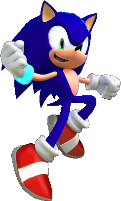 Sadx Sonic By Billebobartisback - Sonic And The Secret Rings Sonic (334x450)