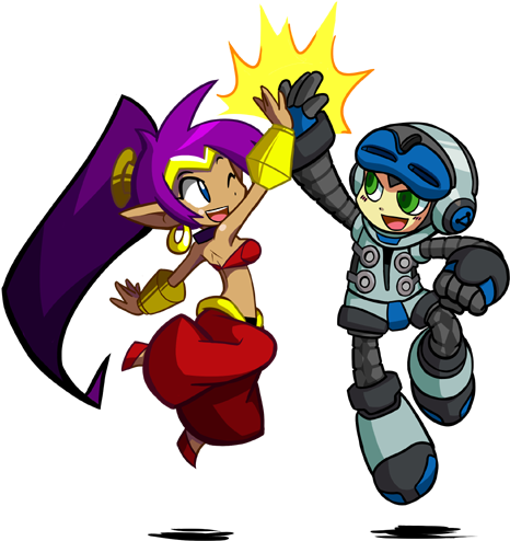Half-genie Hero Shantae And The Pirate's Curse Mega - Shantae Half Genie Hero Sprite Bolo (500x519)