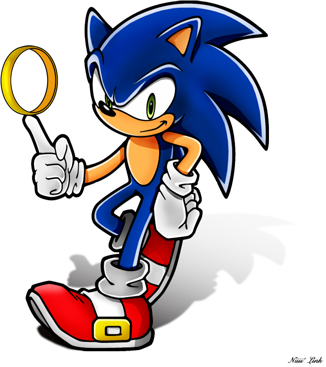 Sonic The Real Lord Of The Ring By Niiii-link - Sonic The Hedgehog Characters (777x777)