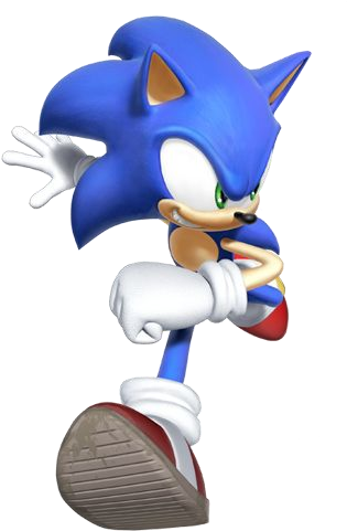 Sonic Rivals - Sonic - Sonic And Silver (433x541)