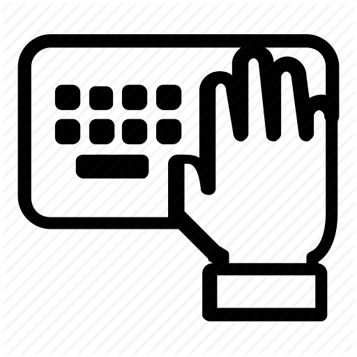 Black Computer Keyboard Icon Royalty Free Vector Image - Black Computer Keyboard Icon Royalty Free Vector Image (512x512)