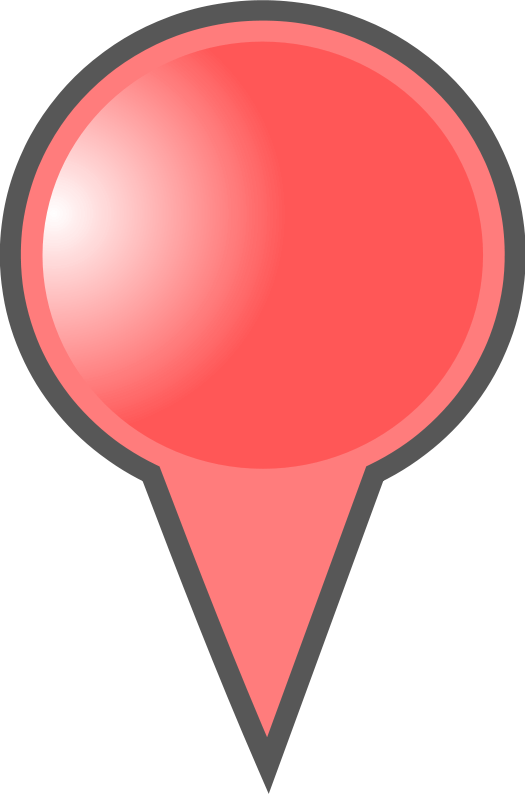 Red Map Marker - Map Marker Clipart (525x800)