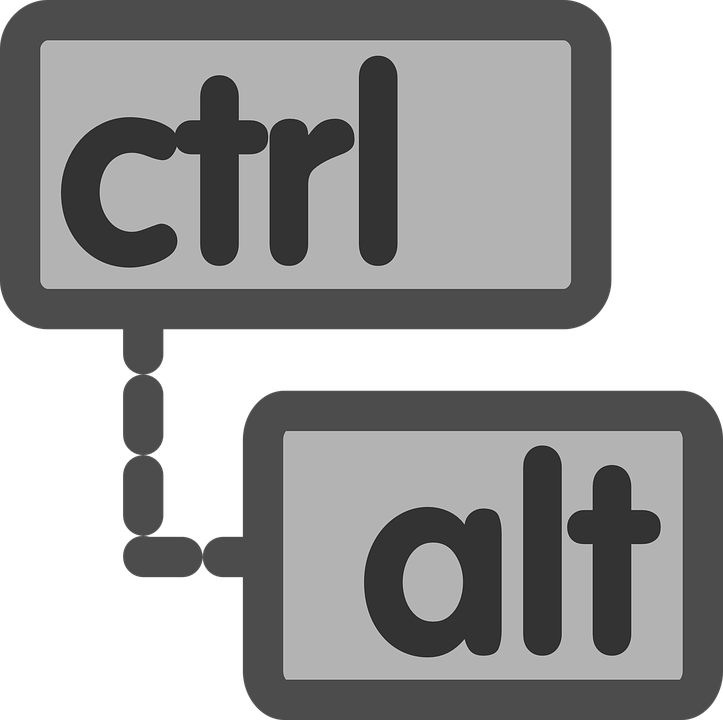 Blank Keyboard Keys Clip Art At - Ctrl Alt (723x720)