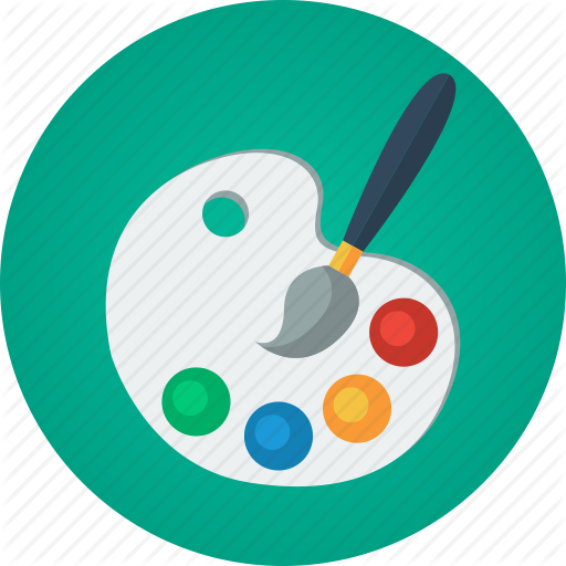 The New York Times Search - Color Palette Flat Icon (512x512)