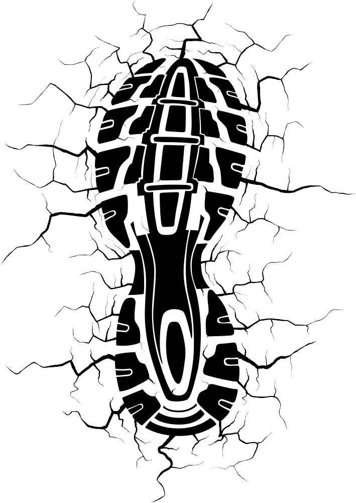 Dinosaur Footprints Reservation Clip Art - Dinosaur Footprints Reservation Clip Art (709x1001)