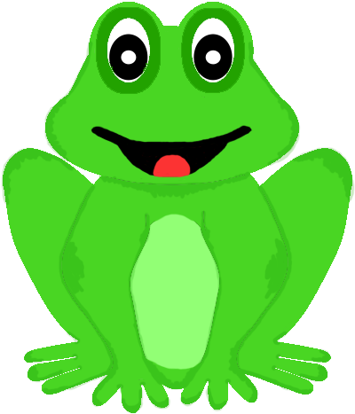 Kids Love This Zoo Full Of Ten Adorable Clipart Animals, - Frog Images For Kids (400x480)