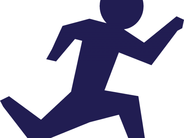 Running Errands Cliparts - Runner Silhouette (640x480)