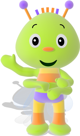 Bee Imagesgrubsclip Kids Illustrations - Cartoon (500x500)