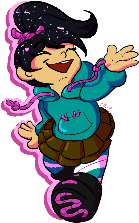 Candy Dash By Bunnikkila - Vanellope Von Schweetz (496x782)
