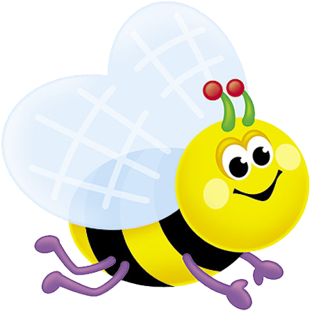 Artwork From The Book - Bumble Bee Name Tag (500x500)