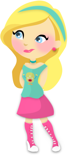 تــوقيعك هتــنــوريــه بــآحــلى ســكــرآبــز - Barbie Girl Cartoon Png -  (329x565) Png Clipart Download