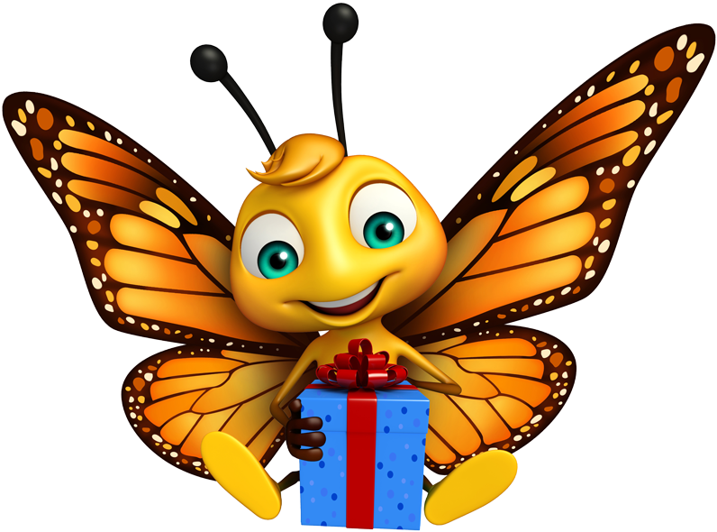 نتيجة بحث الصور عن فراشة كرتون - Character (800x735)