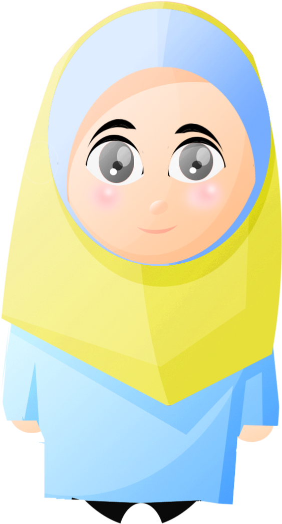 1464856439083 المشاهدات - Hijab Cartoon Png File (692x1154)