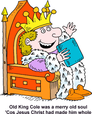 Throne Clipart Bad King - Old King Cole Clipart (323x400)
