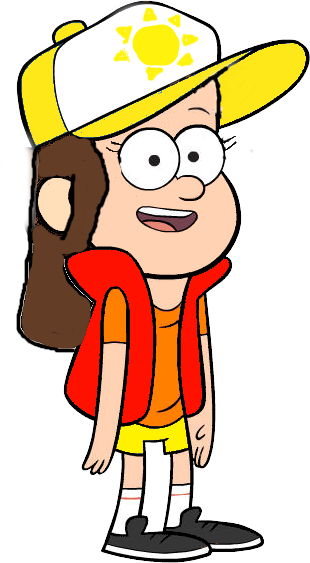 Gabrielle Pines - Mabel Y Dipper En Fondo Blanco (310x563)