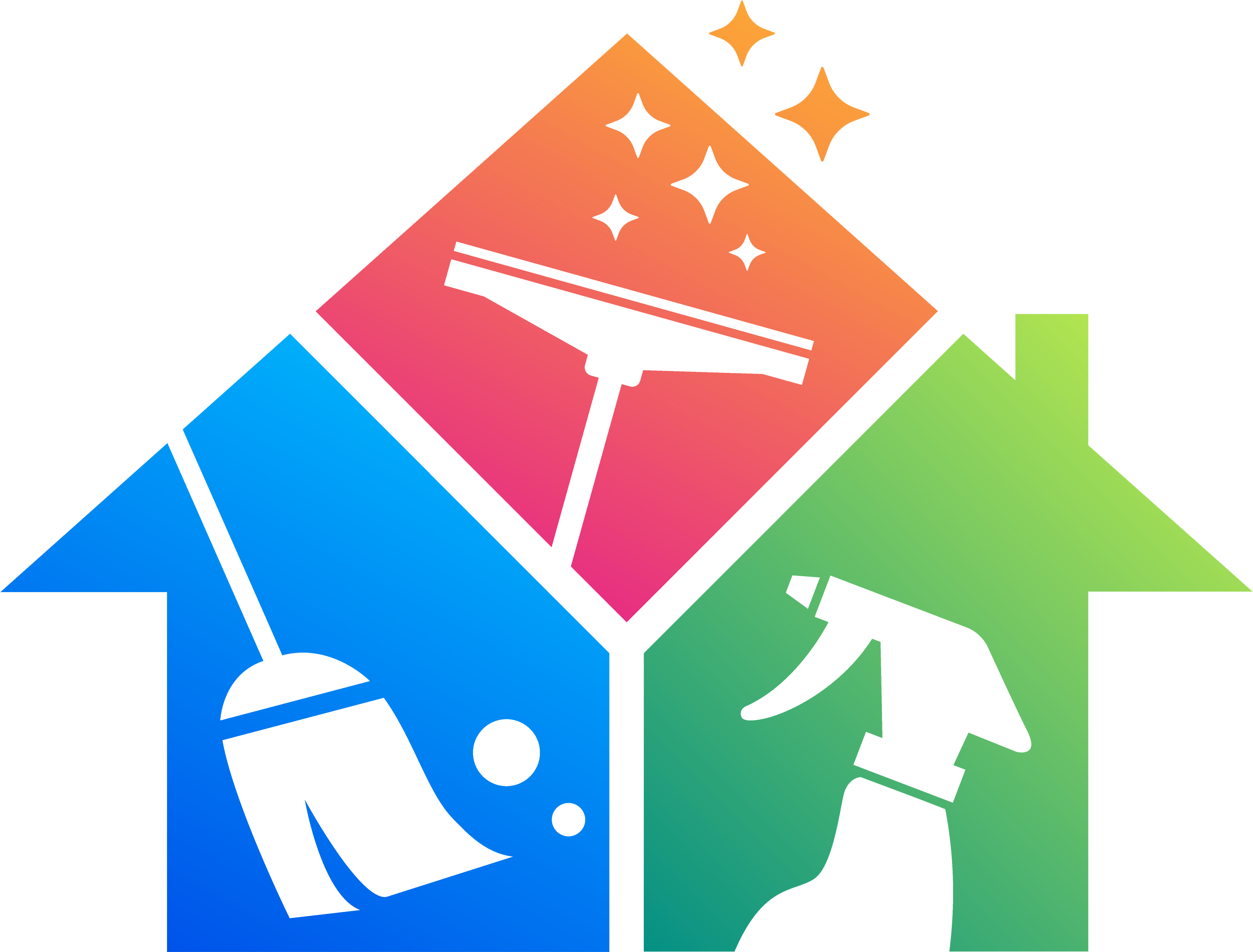 One Off Cleans - Home Cleaning Service Vector (3592x2952)