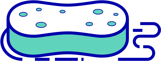We Clean And Disinfect All Kitchen Surfaces Including - Sponge (776x776)