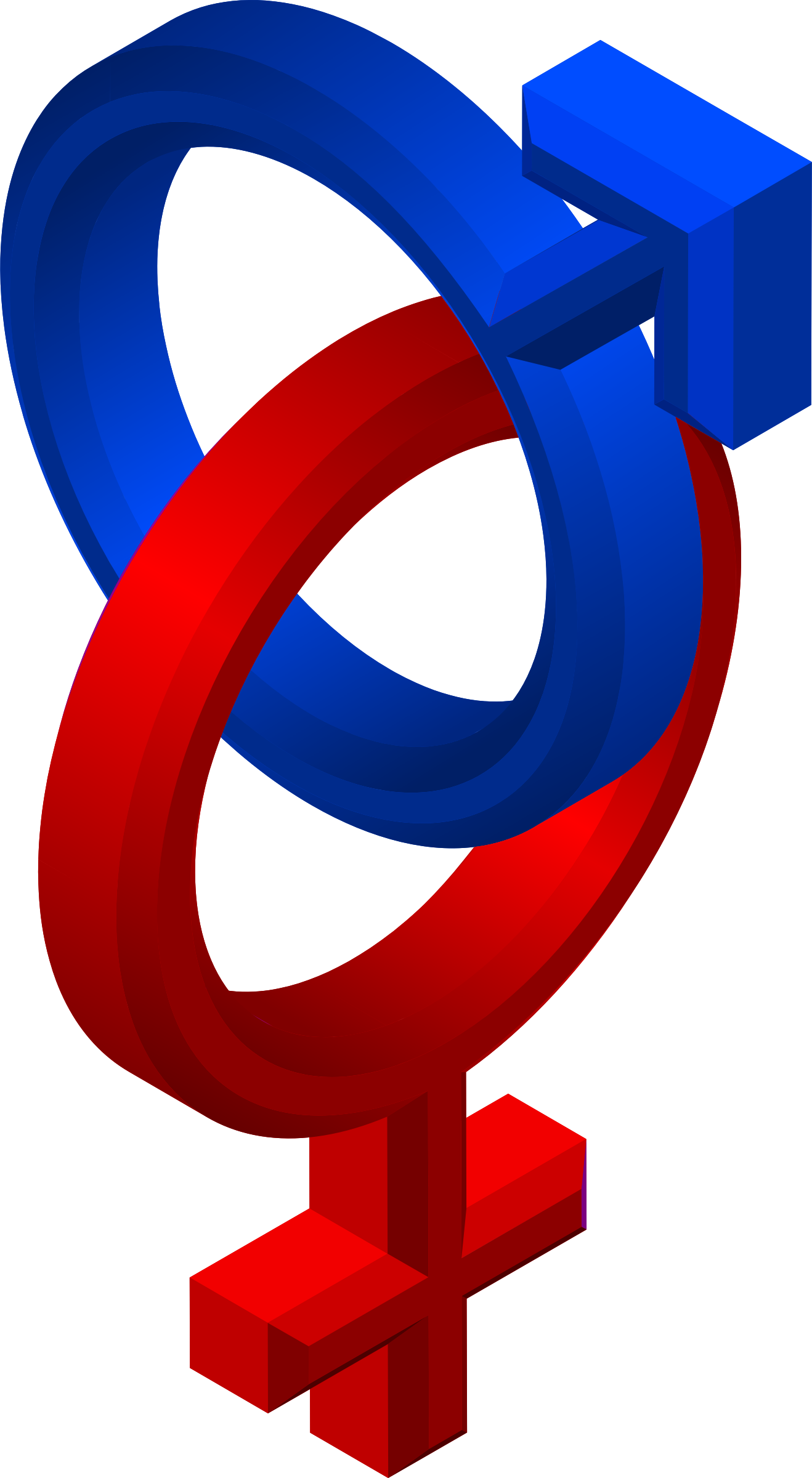 Male Female Symbols F6wchs Clipart - Man And Woman Symbols Clip Art (1318x2400)