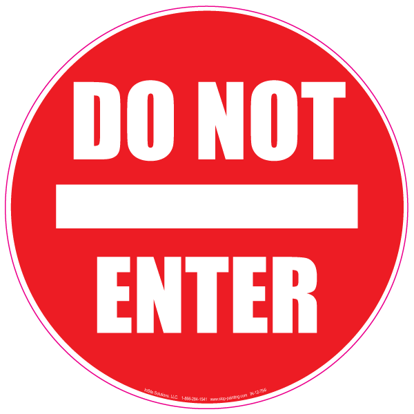 Advise Other To Advise Other To Not Enter - Traffic Sign Don T Enter (600x600)