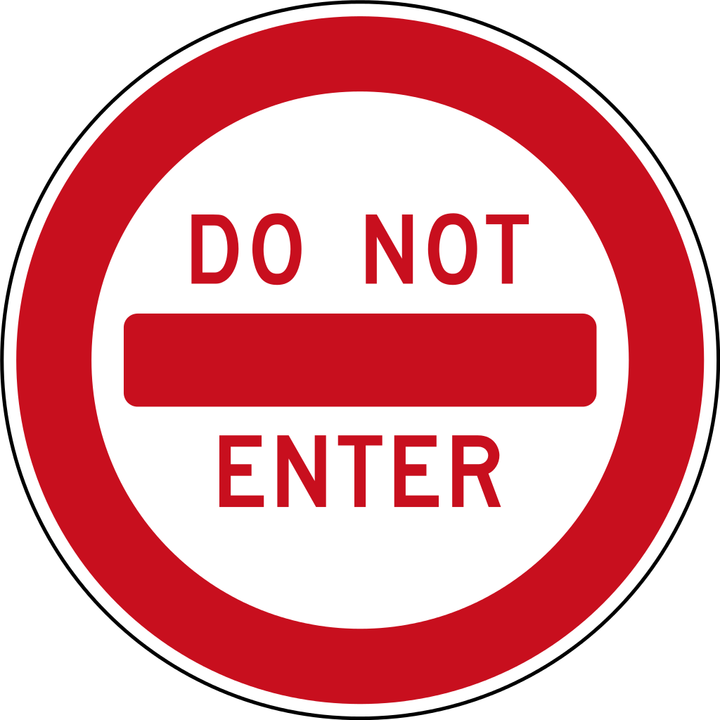 No Enter 5, - No Littering Sign With Fine (1024x1024)