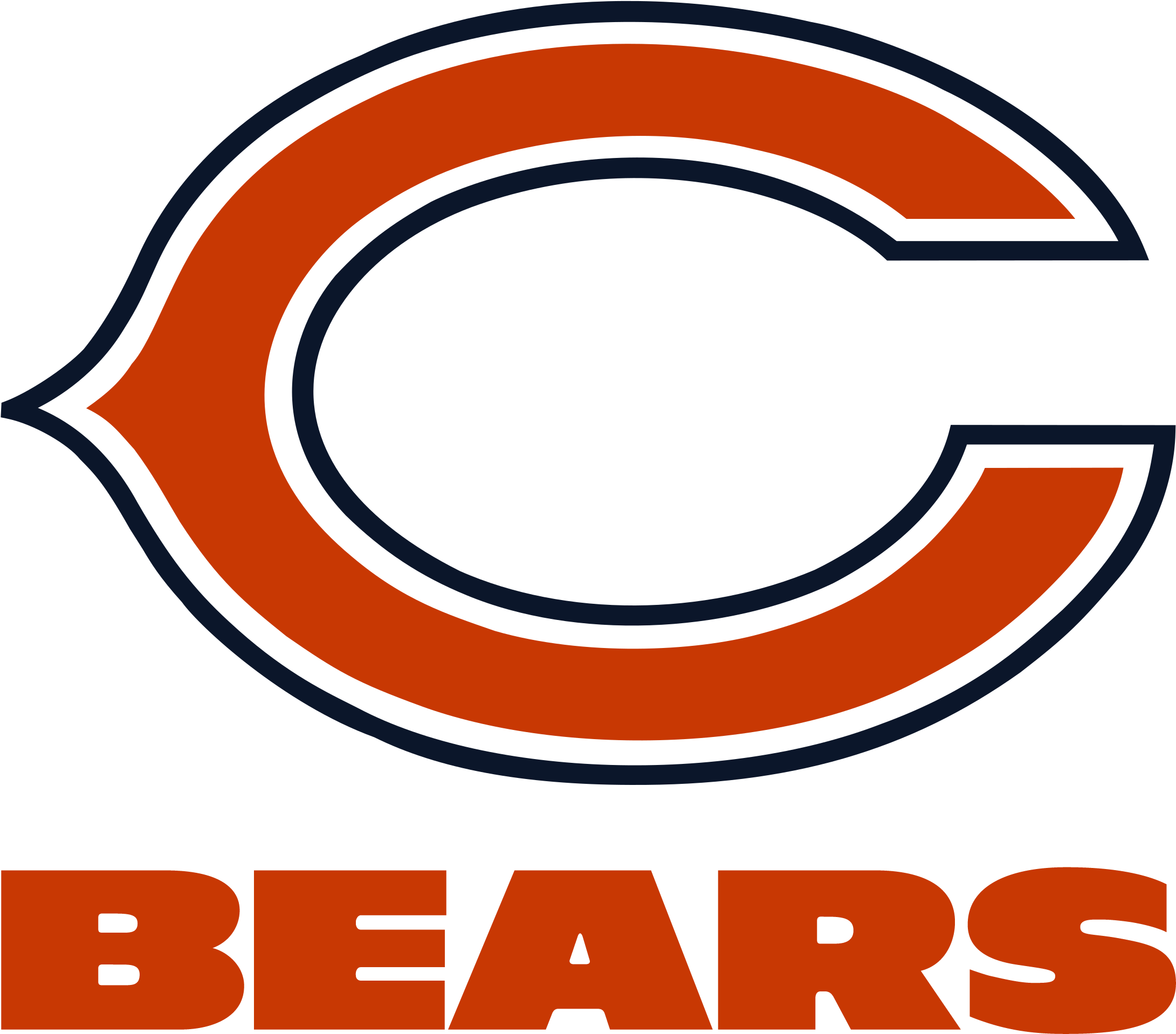 Chicago Bears Logo Png Transparent Amp Svg Vector - Callaway High School Logo (2400x2200)