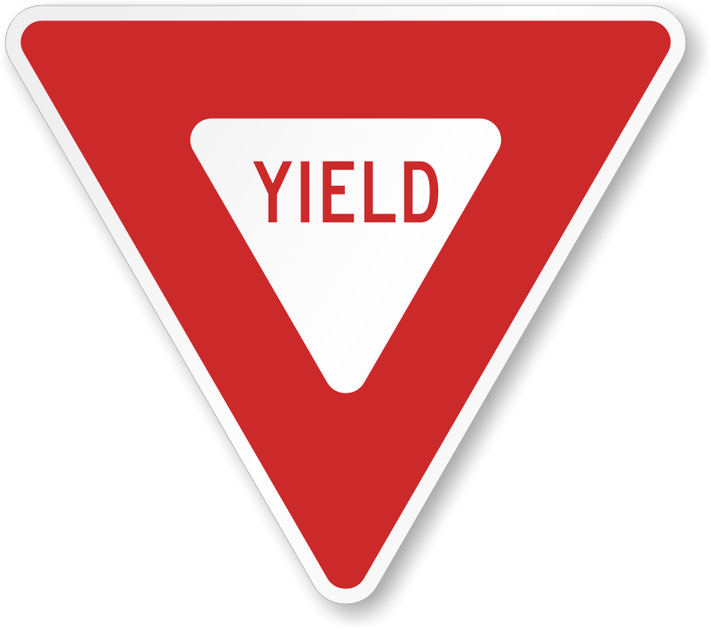 Free Traffic Signs Design Your Own And Download Free - Yield Right Of Way Sign (800x708)