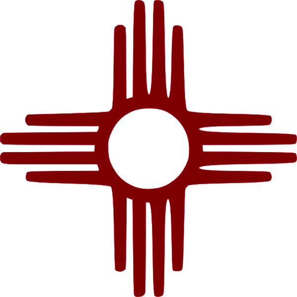 Zia Symbol Maroon Clip Art At Clker - New Mexico Zia Symbol Png (600x600)