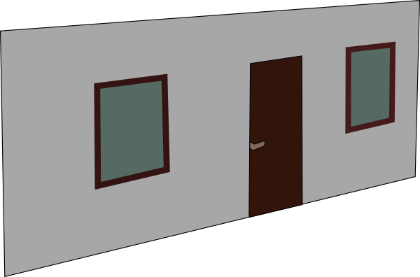 Office Clip Art At Clkercom Vector Online - Office Door Clip Art (600x396)