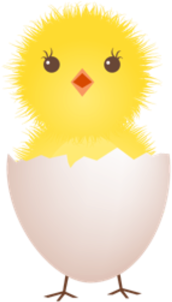 Chick And Egg Clip Art - Chicken In An Egg Clip Art (600x600)