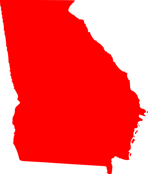 Office Building Clipart Free Download - State Of Georgia Vector (504x593)