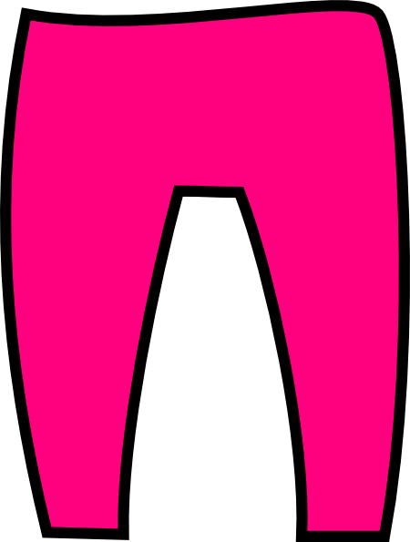 Yoga Pants Clip Art (450x595)