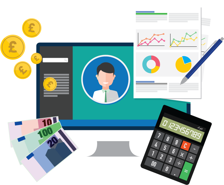 New Payroll Icon - Hr & Payroll Management (748x625)