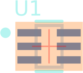 Maxim Electronics Max9636axt T Footprint - Graphic Design (601x301)