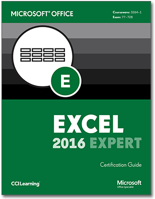 3264-1 Excel 2016 Expert Frontcover - North Carolina Tar Heels (462x410)