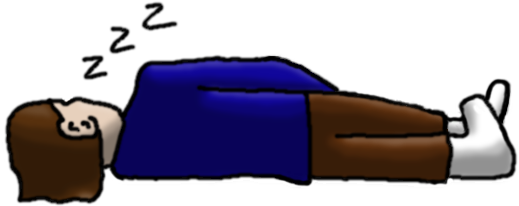Next Release Unknown - Sleeping Person Clipart Transparent (640x222)
