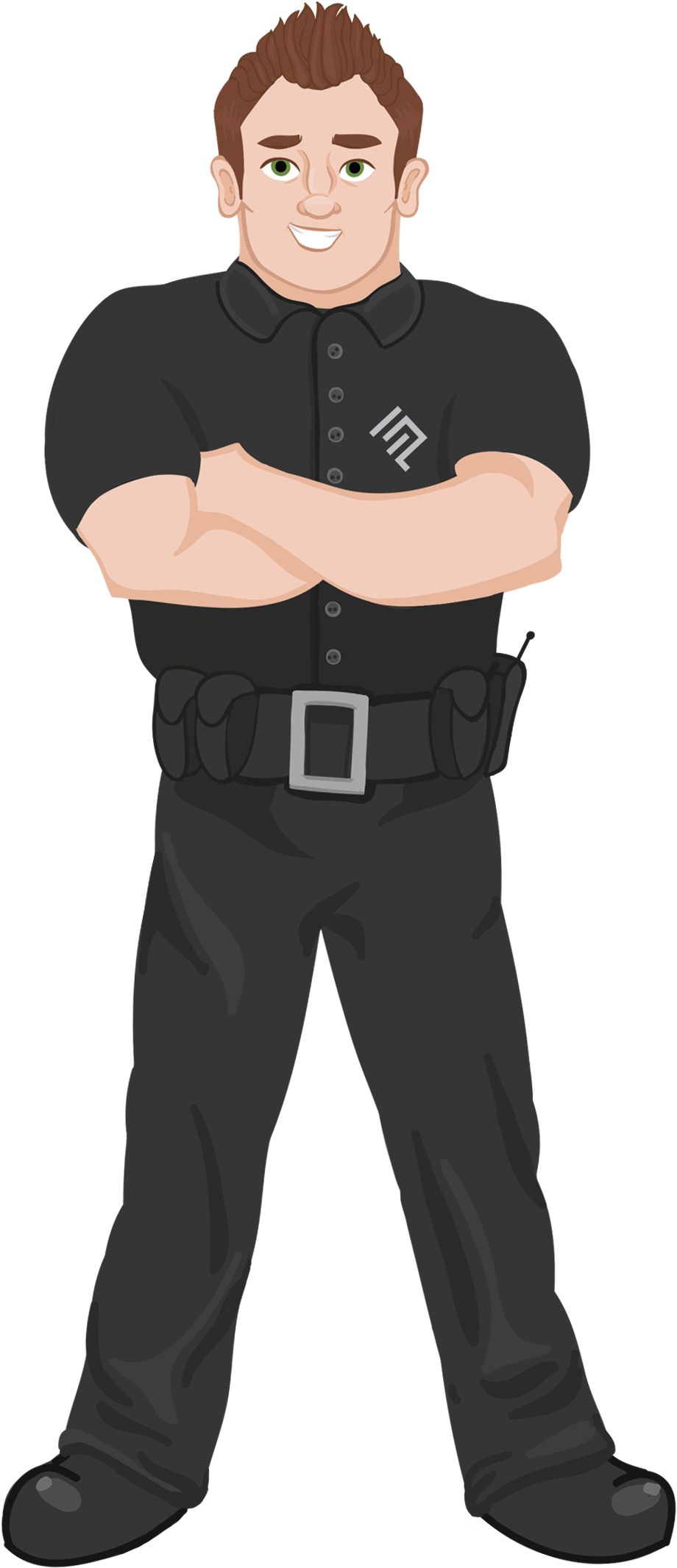 Zulu Acoustic Police Radio Earpiece Listen Only For - Standing (1045x2219)